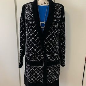 Miss Ord black velvet studded jacket